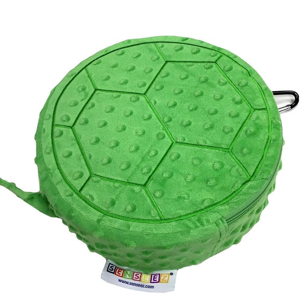 Senseez Plush Vibrating Cushion, 9-1/2 x 9-1/2 x 3 Inches, Green 2120740